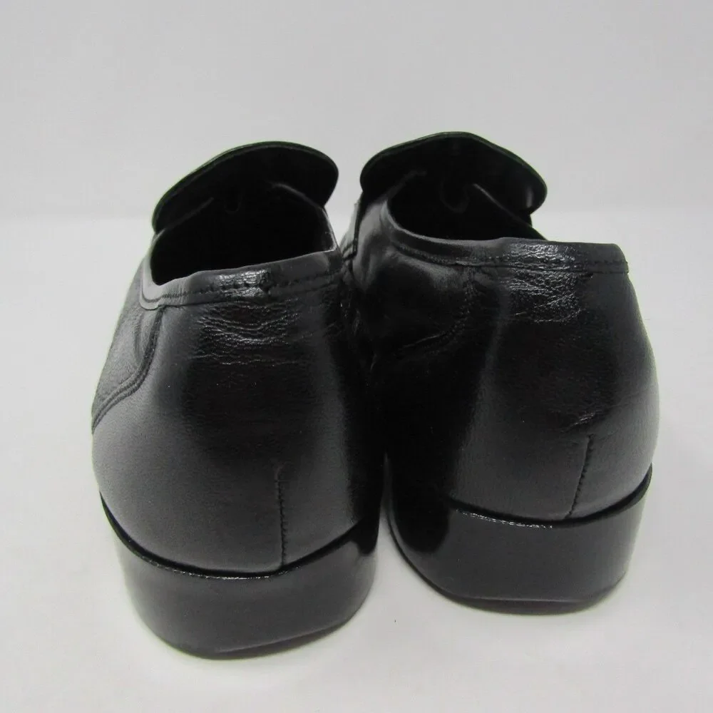 Florsheim Comfortech Men's Black Leather Slip On Loafers Dress Shoes US 10 B